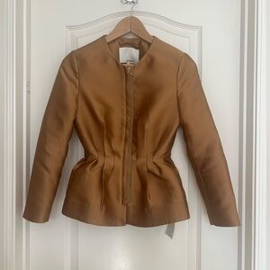 3.1 Phillip Lim Gold Peplum Jacket